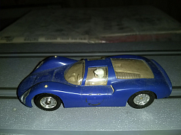 Slotcars66 Porsche 906 Carrera 6 1/32nd scale Airfix slot car Blue from MR185 set 